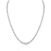 Image 1 : BARANOF JEWELERS: Natural Diamond Tennis Necklace Set in 18K White Gold