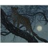 Image 1 : JOHN BANOVICH: "Leopard Moon" - Original Oil on Belgian Linen by John Banovich
