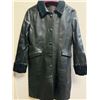 Image 1 : ALAN MICHAEL: Italian Steer Pebble Leather Coat with English Curly Lamb Trim