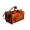 Image 2 : TROPHY CONSULTANTS: Elephant-Buffalo Leather Holdall and Grip Bag Luggage