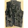 Image 1 : HOLLOWAY FURS: Black Mink Reversible Vest