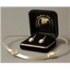 Image 1 : AFRICAN ELEPHANT HAIR: Necklace with Dangle Earrings