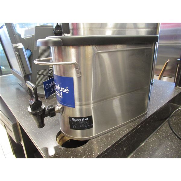 CONTENANT INOX. 6" X 13-1/2" X 10"