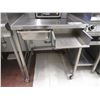 Image 2 : TABLE DE TRAVAIL A/ TIROIR ET TABLETTE, 30" X 30" X 59-1/2"