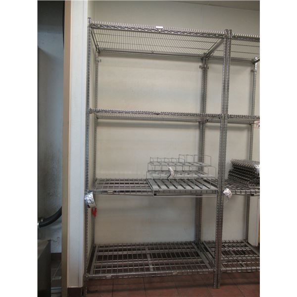 ÉTAGÈRE METALLIQUE 49" X 24" X 96"