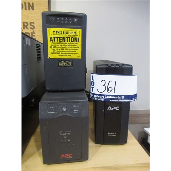 LOT DE 3 UPS ASSORTIS