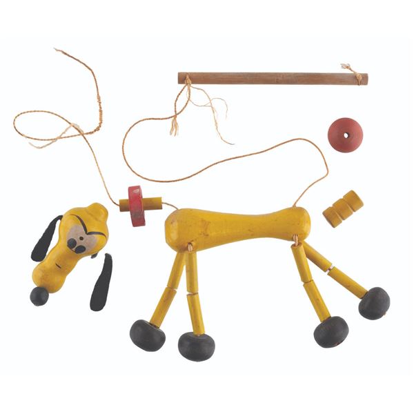 An Early Wooden Pluto Marionette.