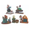 Image 1 : A Five Piece "Pinocchio" Desk Set.