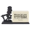Image 1 : A Hallmark Jiminy Cricket Paperweight with Quote.