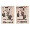 Image 1 : A Pair of Signed "Pinocchio" Grand Opening Programs.