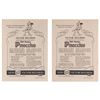 Image 2 : A Pair of Signed "Pinocchio" Grand Opening Programs.
