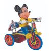 Image 1 : A Mickey Mouse on Tricycle Tin Litho Toy.