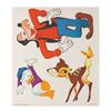 Image 2 : A Set of Disney Cardboard Punch-Out Characters.