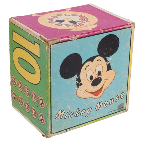 A Set of Mickey Mouse Nesting Blocks.