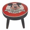 Image 1 : A 1970s Mickey Mouse Club Children's Stool.