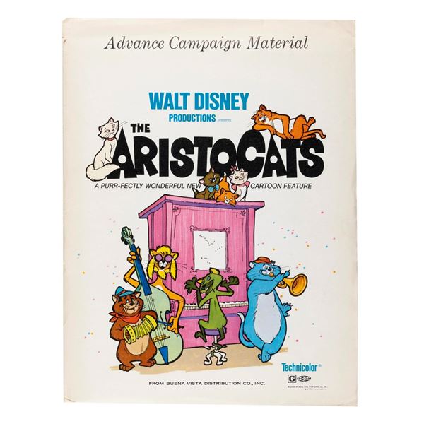 A "The Aristocats" Press Kit.