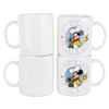 Image 2 : Gourmet Mickey Coffee Mugs with a Wood Stand.