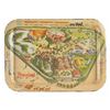 Image 1 : A Disneyland Opening Year Tin Tray.