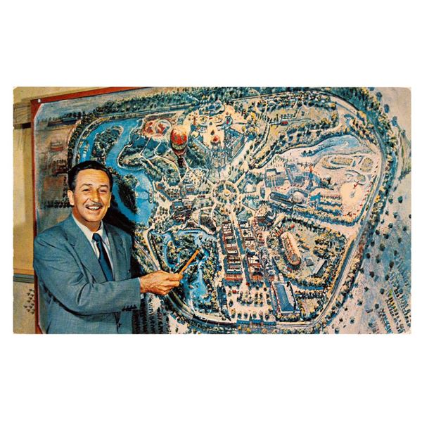 A 1955 Disneyland Postcard.