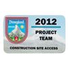 Image 1 : A 2012 Disneyland Matterhorn Construction Site Pass.