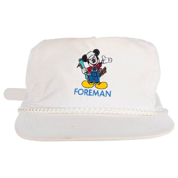A Disneyland Cast Foreman Hat.