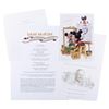 Image 1 : Disneyland Window Dedication Invitations & Card.