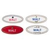 Image 1 : A Set of Four "Walt" Imagineering Name Badge Pins.