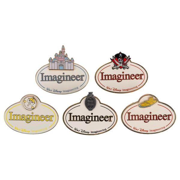 A Collection of Imagineering Name Badge Pins. - Van Eaton Galleries