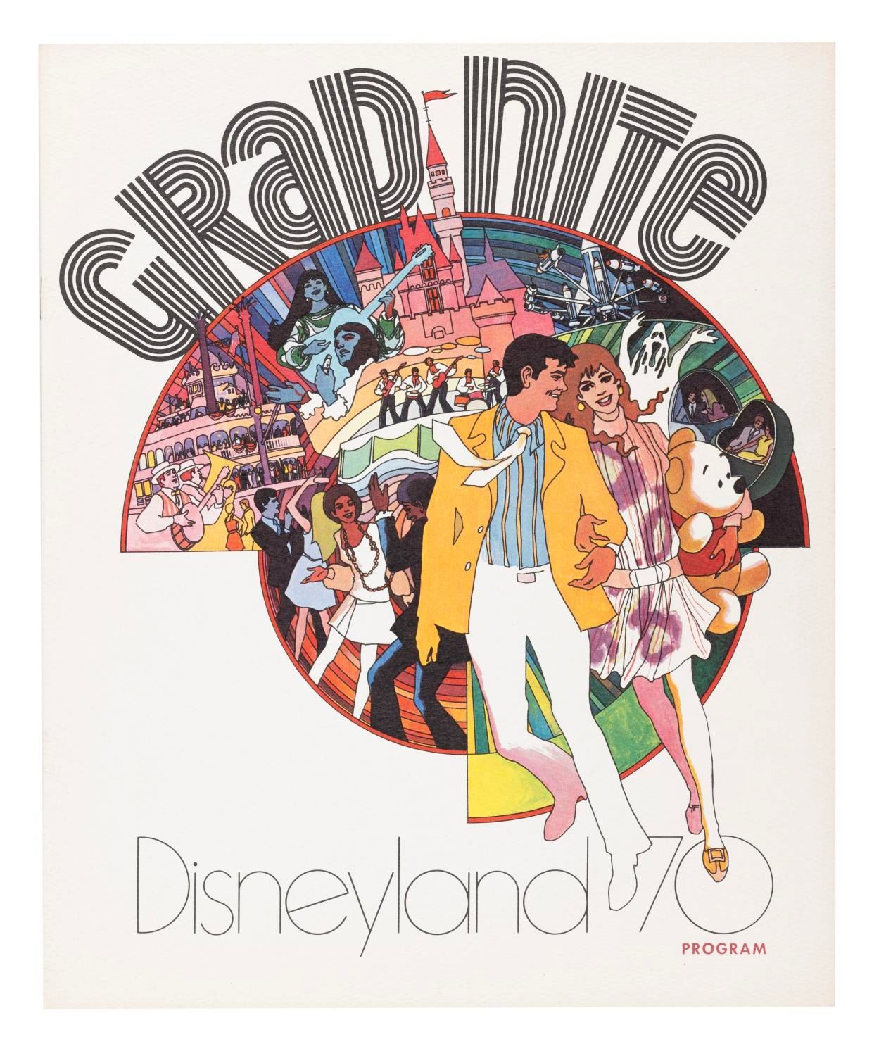 A Disneyland Grad Night '70 Program. - Van Eaton Galleries