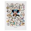 Image 1 : A Charles Boyer Signed "Mickey 60 Happy Years" Poster.