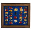 Image 7 : A 1988 Olympics Framed Pin Set, Medal, and Press Kit.