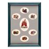 Image 1 : A Framed Set of Mickey 40 Years of Adventure Pins.