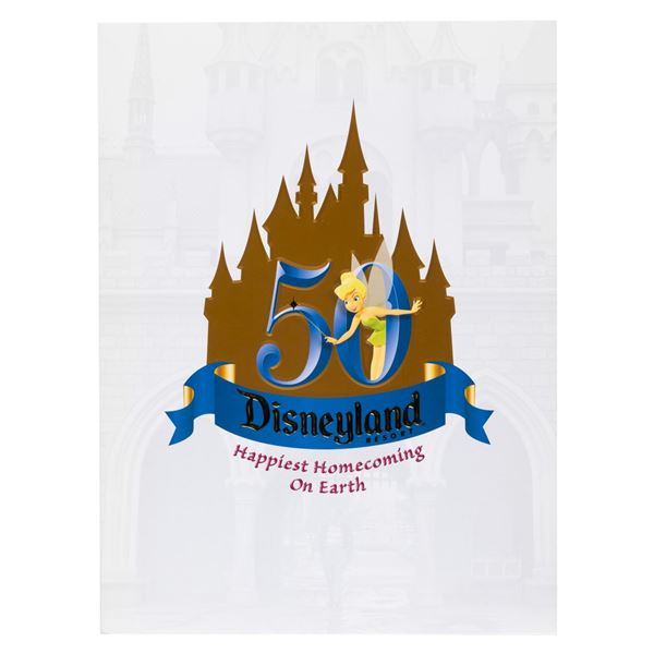 A Disneyland 50th Anniversary Press Folder.