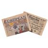 Image 1 : A Pair of Euro Disneyland-Related Newspapers.