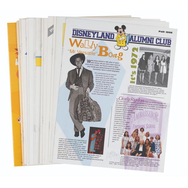 A Collection of Disneyland Alumni Club Publications.