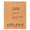 Image 1 : A 1960s Walt Disney Productions Telephone Directory.