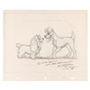 Image 2 : A "Lady and the Tramp" Drawing Signed by Edwin Aardal.