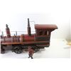 Image 4 : 27" Resin Train Engine w/Conductor (has a few cracks)