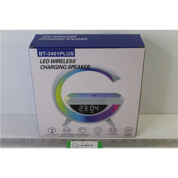 LED Wireless Charging Speaker (NIB)
