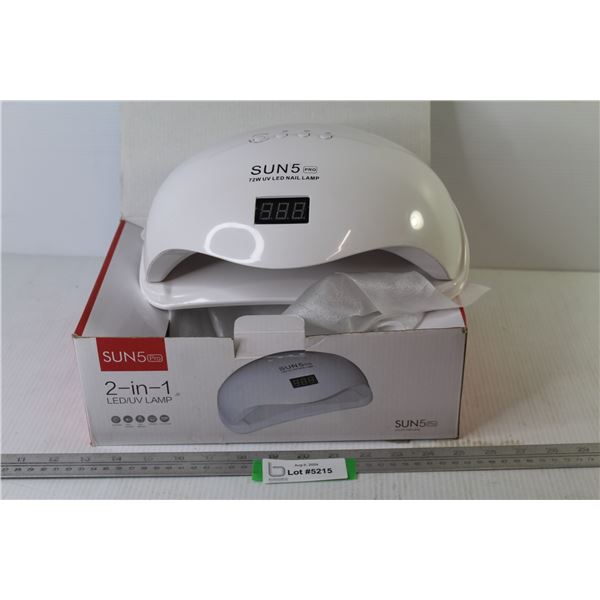 Sun 5 - 72w UV LED Nail Lamp (NIB)