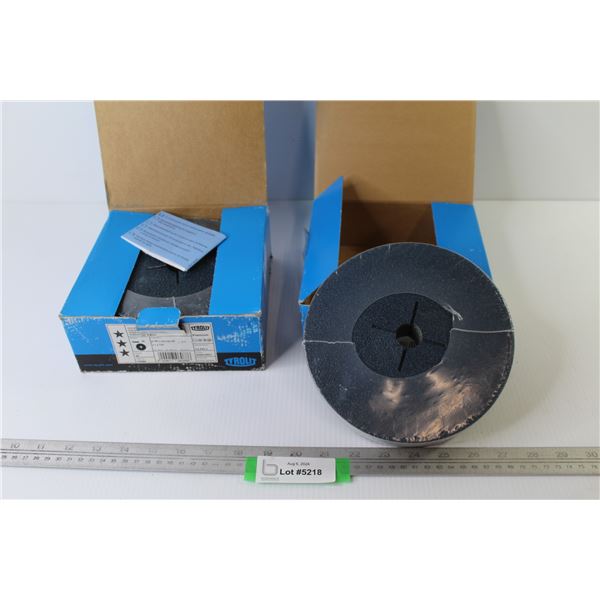 50 Pieces of 50 Grit Sanding Disks (7" disks - NIB)