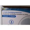 Image 2 : CM - 16" Oscillating Stand Fan (nib - box opened)
