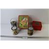 Image 1 : (2) Tin Containers - Cracker Jacks - Mi-Boy - Far West