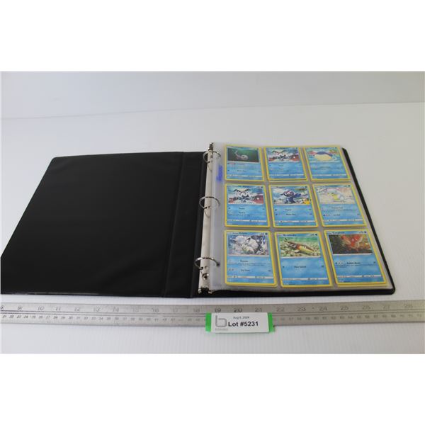 Binder of (8) Pages of Pokemon Collector Cards