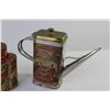 Image 5 : (4) Tin Containers - Singer - Rose Quesnel Tabacco - Nice Olive Oil - Tea From China