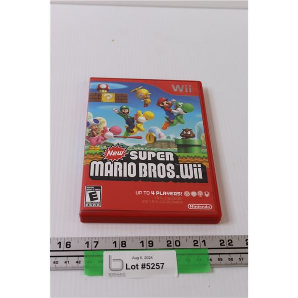 Nintendo Wii New Super Mario Bros. WII As is