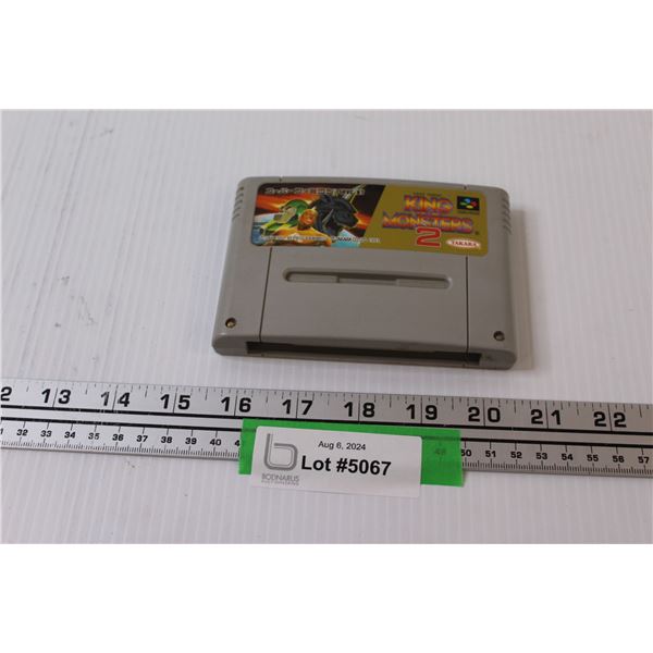 Nintendo Super Famicom Video Game: King of the Monsters 2