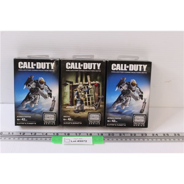 (3) Call of Duty Mega Block Building Set - New