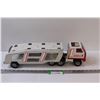 Image 1 : Metal Tonka Semi Truck Carrier Model - As is