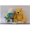 Image 1 : Smurfette Stuffy & Stuffy Bear - As is